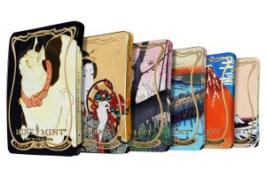Hint Mints get gorgeous Japanese woodblock prints on new elegant tins