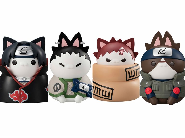 Bubbly cat and Naruto hybrids based on Japanese dolls are back to teach kitty ninjutsu