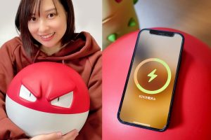 Japanese Pokémon clay artist crafts brilliant life-sized Voltorb phone charger