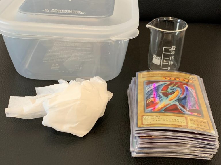 Bent collector’s cards?  No Problem! Quick DIY fix puts warped cards on the mend