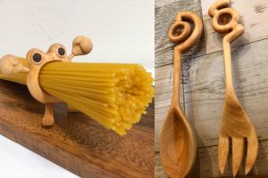 Wood carving artist turns Pokémon into genius everyday kitchen items