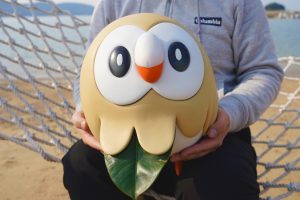 Pokémon artist turns Rowlet into adorably lifelike beach buddy