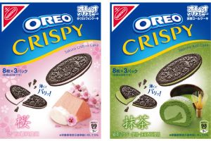 Japan releases Sakura and Matcha cake flavored Oreos