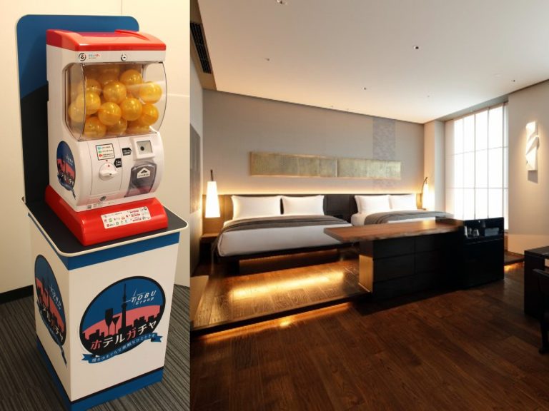 Japanese capsule toy machine offers luxury hotel stays and dinners at a crazy discount