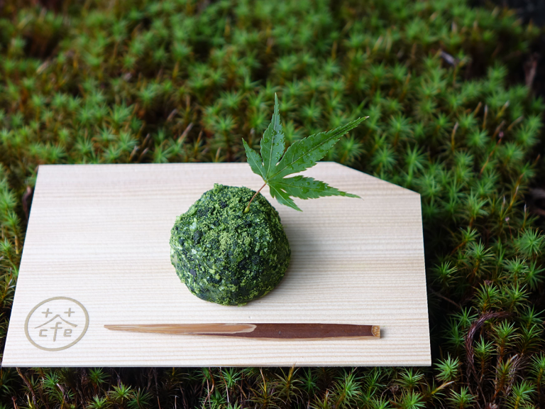 Kyoto cafe’s super realistic green tea wagashi ‘moss ball’ will make you feel like a forest spirit
