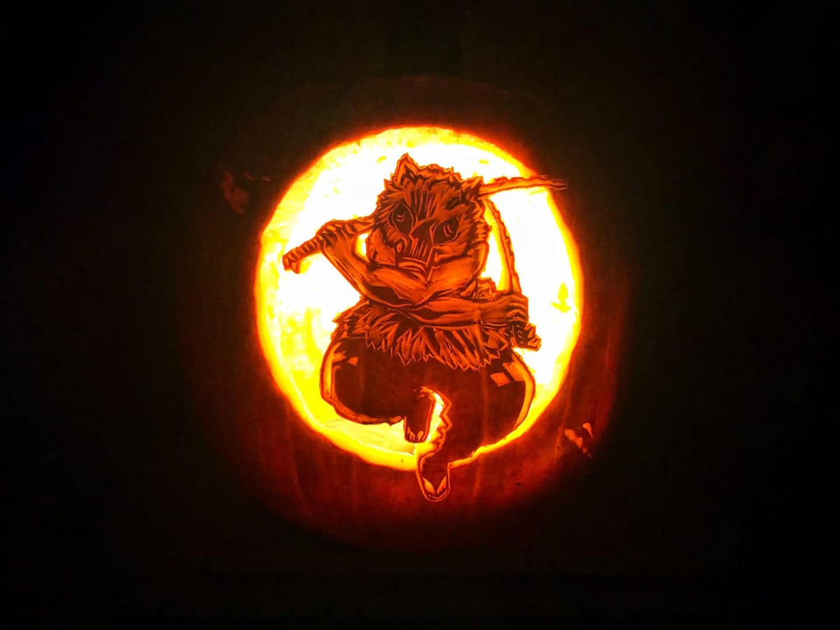 30 hours of pumpkin carving! The making of my anime fan art  jack-o'-lantern【Photos & video】 | SoraNews24 -Japan News-