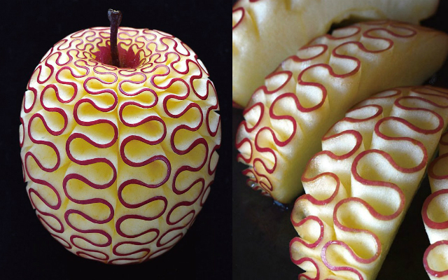 Japanese Fruit Carver Shows Off Unbelievably Intricate Work