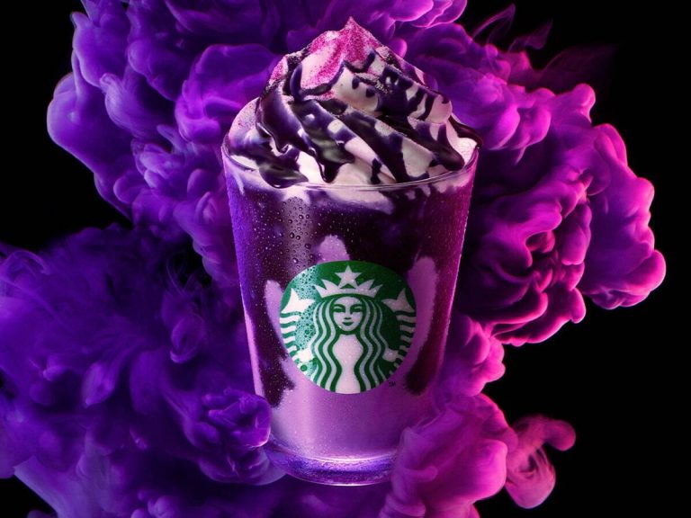 Starbucks Japan serves up Purple Halloween Frappucino for spooky season
