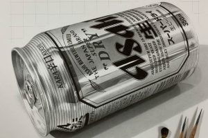 Japanese Illustrator’s Realistic Asahi Super Dry Artwork Looks Good Enough To Drink