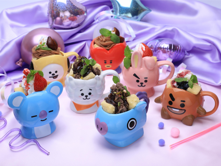 BT21 Cafe returns to Japan for autumn 2020 with adorable character mug cakes