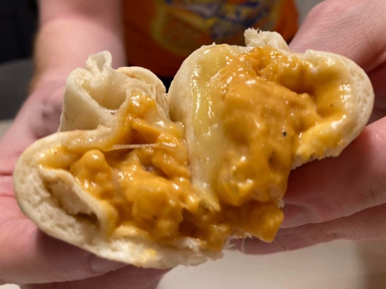 Pizza Potato Chip Sandwiches are the gooey junk food king of Japanese convenience stores