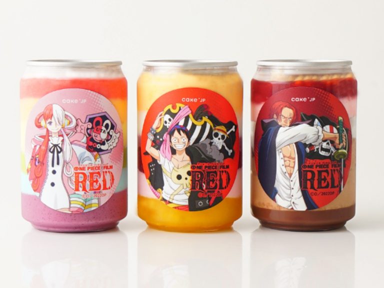 One Piece Film Red cakes in a can hit vending machines in Japan