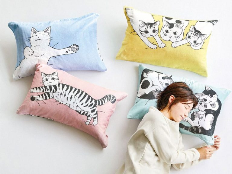 These cat pillow covers are the cutest thing you’ll need for a good night’s sleep