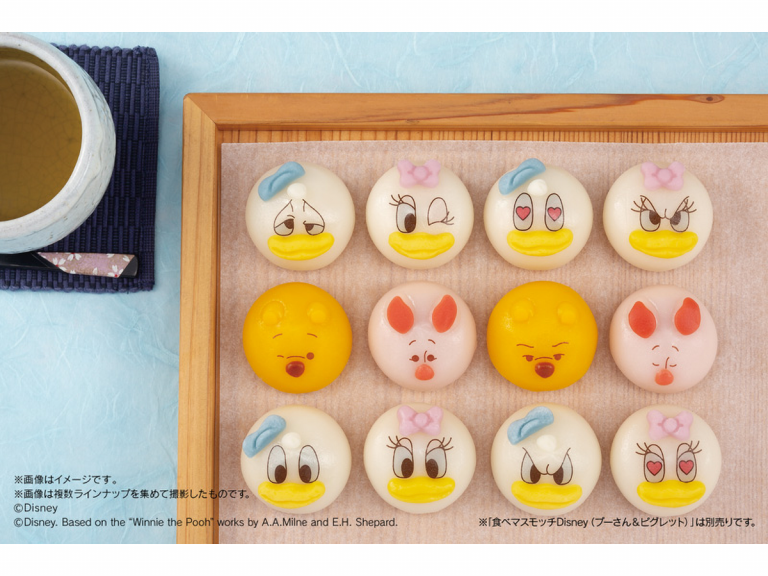 Japanese convenience store mochi combines traditional Japanese sweets with Disney characters