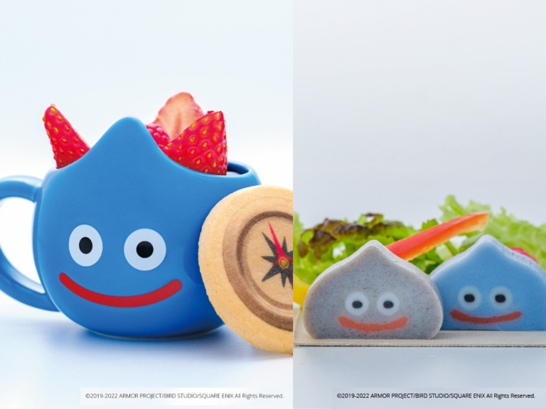 Metal Slime appears as Dragon Quest fish cake souvenir and joins in with cafe collab menu