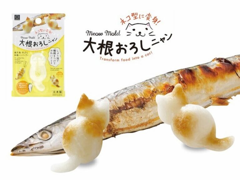 Japan’s “Meow Mold” turns your food into miniature delicious kitties