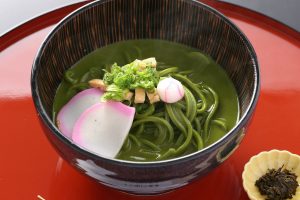 Green Tea Curry Udon and Other Creations by Traditional Kyoto Tea Shop Itohkyuemon