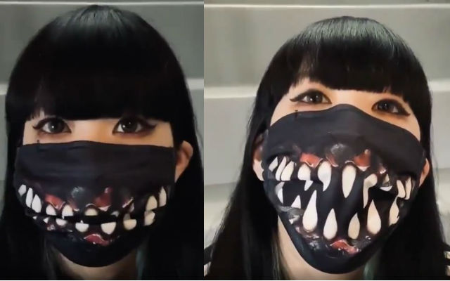 Bare gruesome fangs and more with Japanese designer’s awesome creature masks