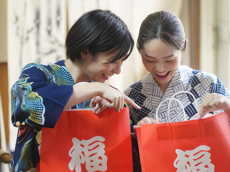 Visit Meiji Shrine on New Year’s Day, shop for “lucky bags,” and have lunch in Omotesando