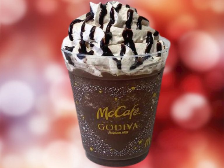 Godiva and Japan McCafé’s First Collab: Chocolate Espresso Frappe & Macaron