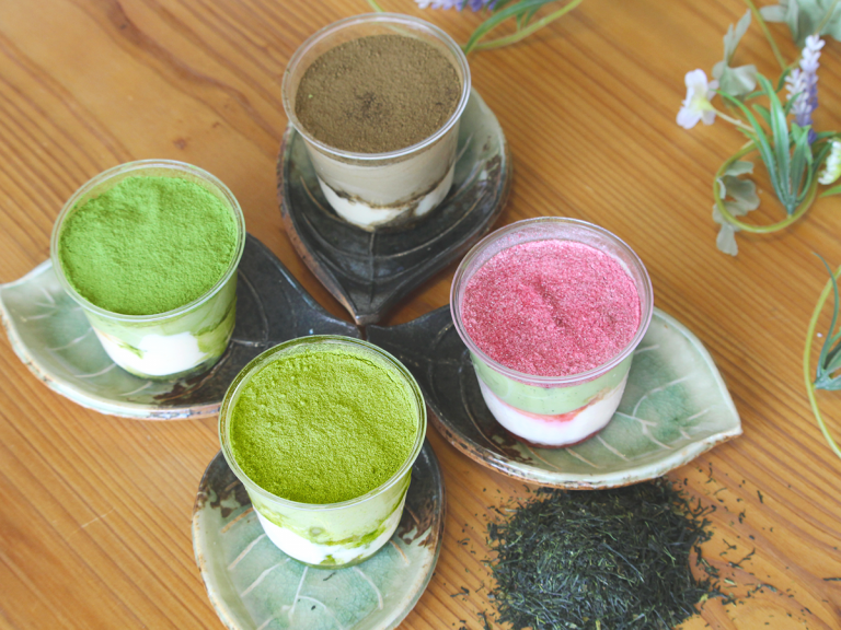 Become a matcha tiramisu connoisseur with Japanese green tea dessert tasting set from Kyoto