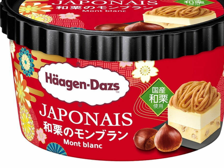 Haagen-Dazs Japonais line returns with Japanese chestnut mont blanc ice cream for winter season