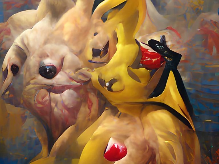 AI’s attempt to draw a cute Pikachu creates nightmare fuel, shocks Japanese social media