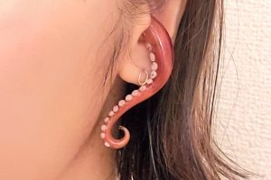 Slithering Japanese tentacle earplugs put your brain under octopus control