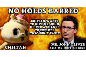 John Oliver in Twitter Beef with Japanese Mascot Chiitan After Stealing Best Friend