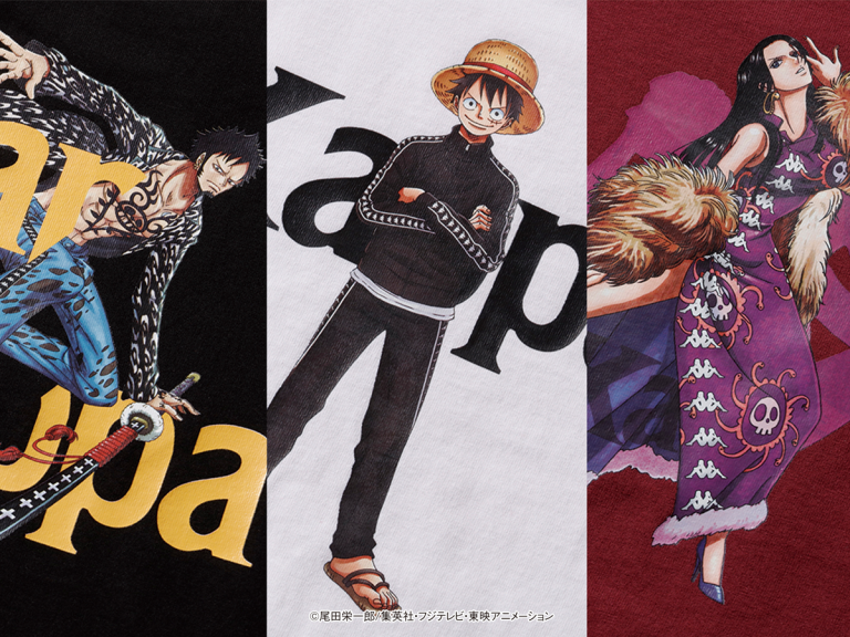 Kappa and One Piece’s anime inspired sportswear collab returns with swashbuckling character designs