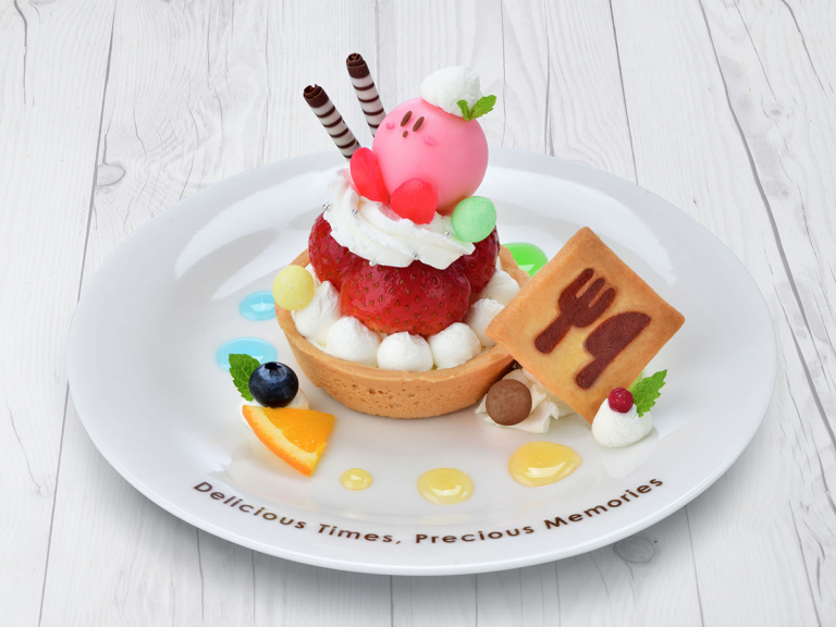 Japan’s Kirby Cafes mark release of Kirby’s Dream Buffet game with limited-time-only dessert