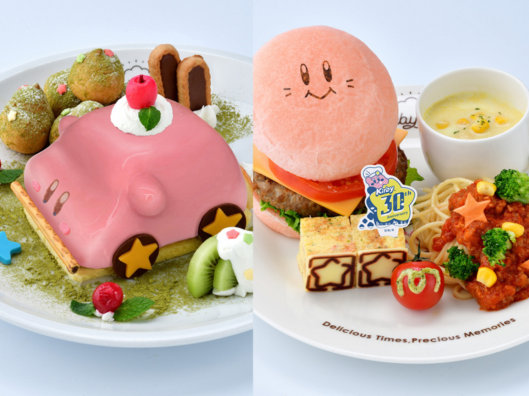 Japan’s Kirby Cafe unveils new menu for Kirby and the Forgotten Land including Car Mouth Cake
