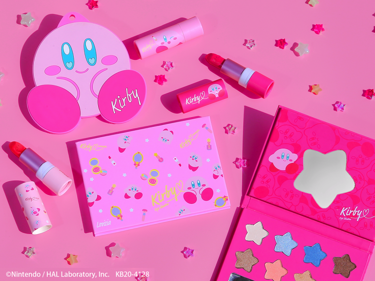 Adorable pink Kirby makeup line hitting Japanese convenience stores this spring