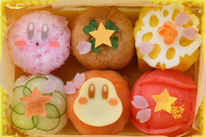 Adorable Kirby sakura sushi is a must-have for a gamer’s cherry blossom picnic this spring