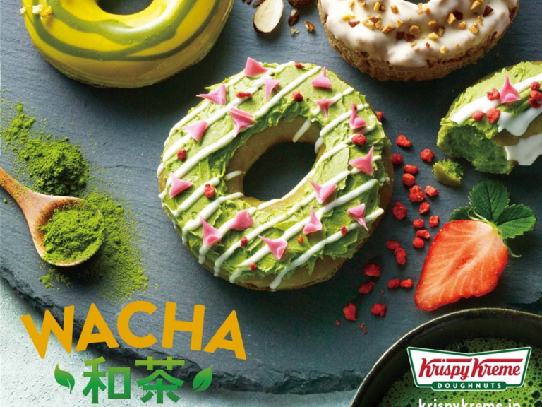 Krispy Kreme Reveal Range of Tea Doughnuts Inspired by Japanese Tea Culture