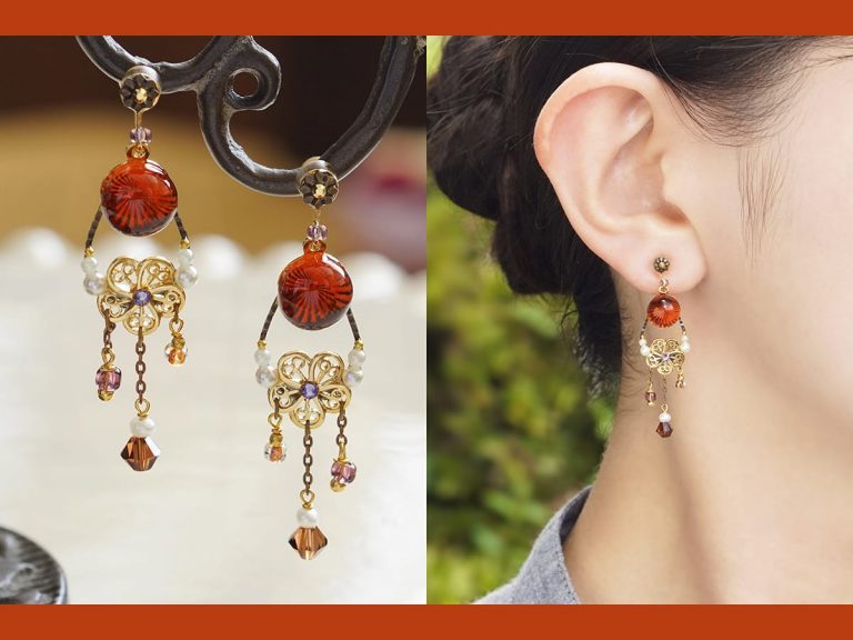 New jewelry line takes the beauty of Kyoto in autumn and turns it into stunning earrings