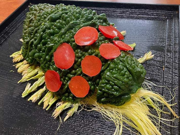 Epic Studio Ghibli monster crafted from veggies is the ultimate steed for Japan’s festival for the departed