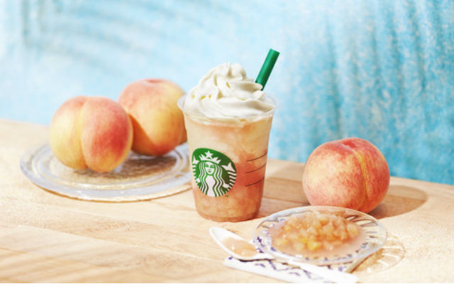 Starbucks Japan Releases “Peach on the Beach Frappuccino” As Summer Refreshment