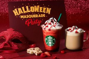 Starbucks Japan Unmasks Bloody Red Night Masquerade Frappuccino For Halloween