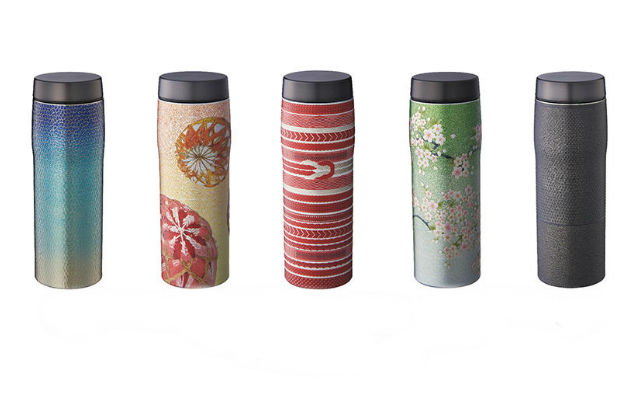 Unique Texture Thermos Series With Designs Inspired By Japan’s Traditional Art And Nature