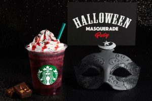 Starbucks Japan Unmasks New Dark Night Masquerade Frappuccinos