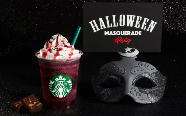 Starbucks Japan Unmasks New Dark Night Masquerade Frappuccinos