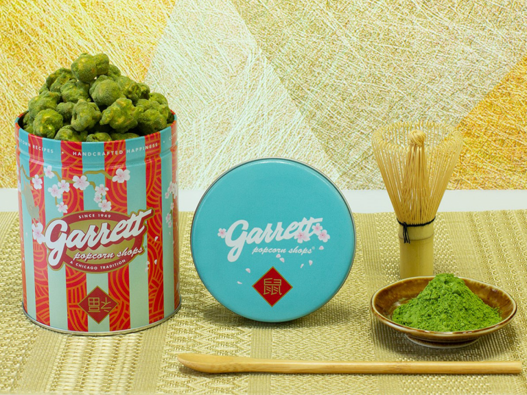 Garrett Popcorn Japan Debut Matcha Truffle Caramel Crisp Flavour as Gourmet New Year Snack
