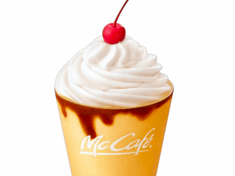 McDonald’s Japan throwback to the Showa era with retro-style coffee jelly pudding frappe for spring