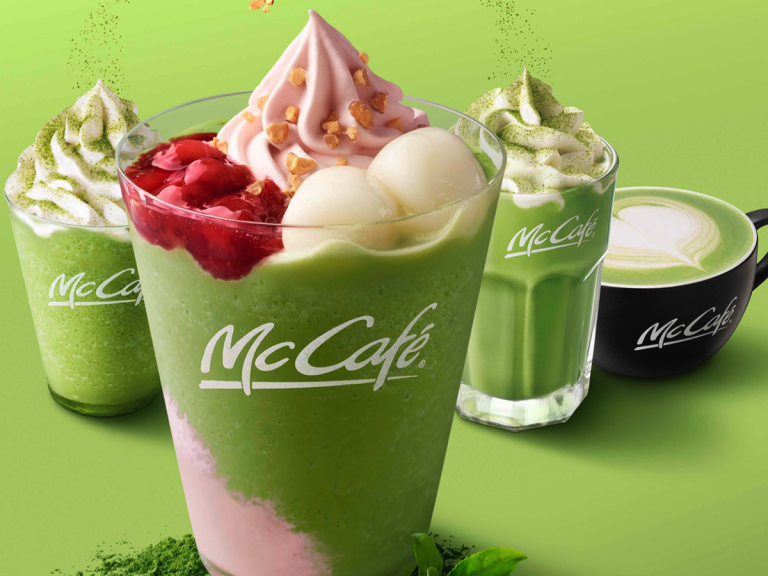 McDonald’s Japan continue Kyoto green tea series with strawberry and mochi matcha frappe