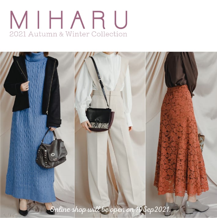 New Japanese women's fashion brand Miharu specializes in clothing