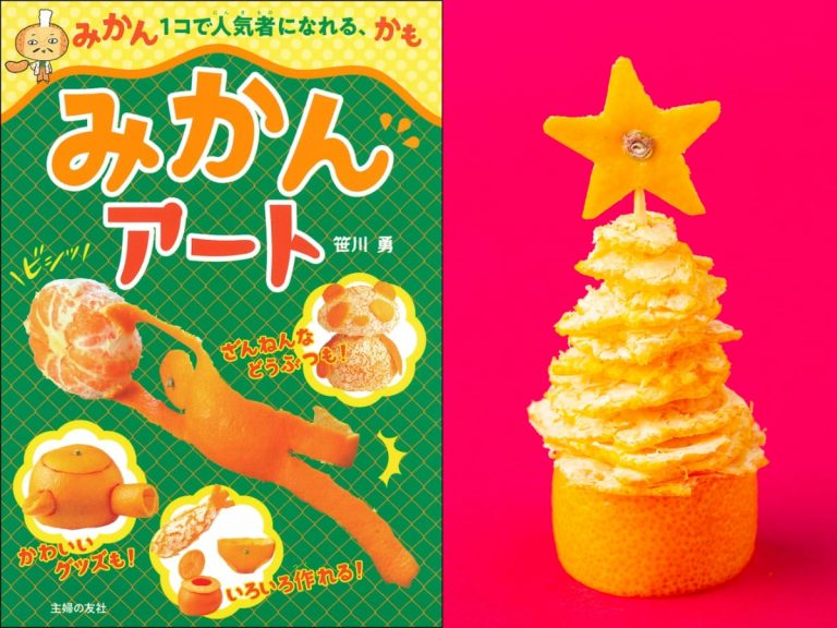 Japanese book encourages you to make art out of orange peels