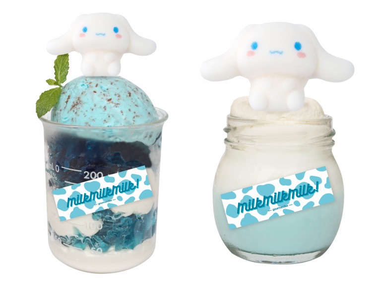 A Cinnamoroll surprise for mint choco fans appears in Harajuku special summer sweets menu