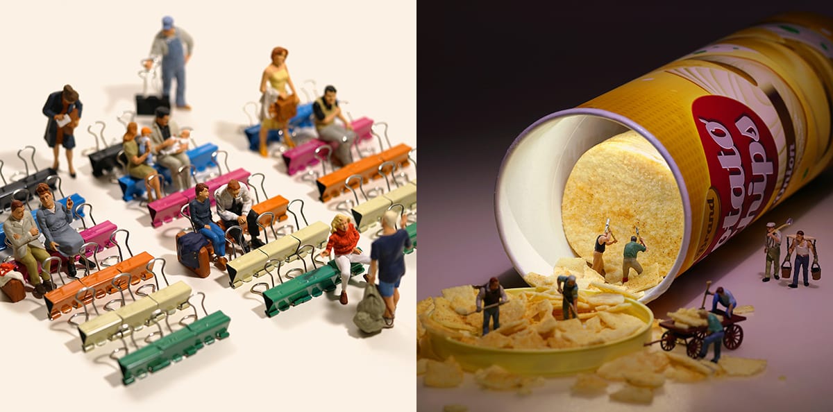 Miniature Life exhibition shows whimsical uses of everyday items