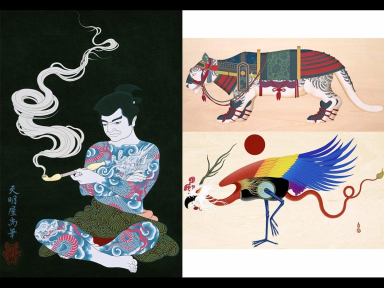 Neo-Nihonga Exhibition displays a vibrant, modernized style of traditional Japanese paintings